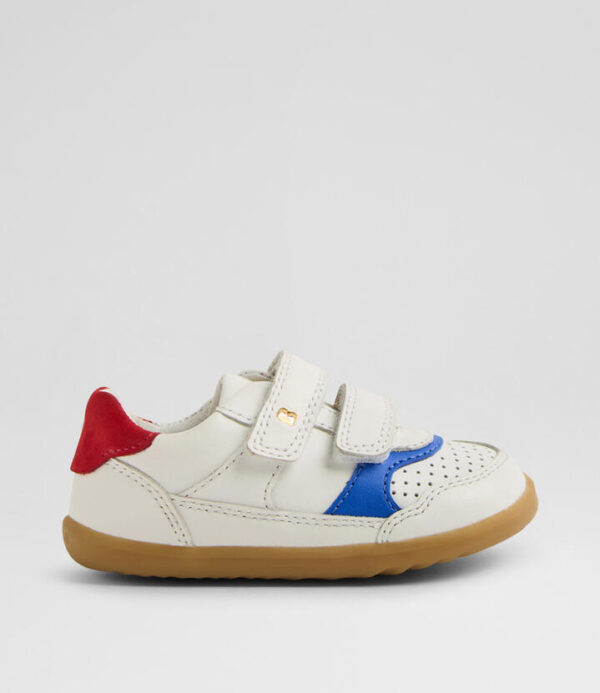 Su Hunter Toddler White Salsa Leather Flat Shoes
