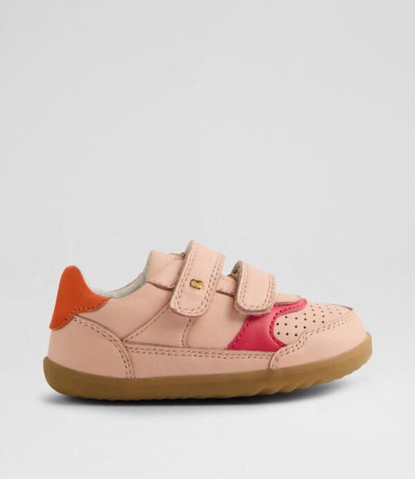 Su Hunter Toddler Cameo Rose Nasturtium Leather Flat Shoes