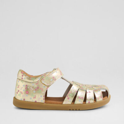 Kp Harbor Junior Gold Multi Leather Sandals