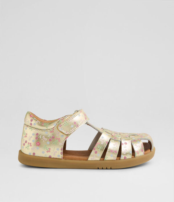 Kp Harbor Junior Gold Multi Leather Sandals