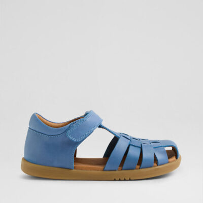Kp Harbor Junior Coronet Blue Leather Sandals