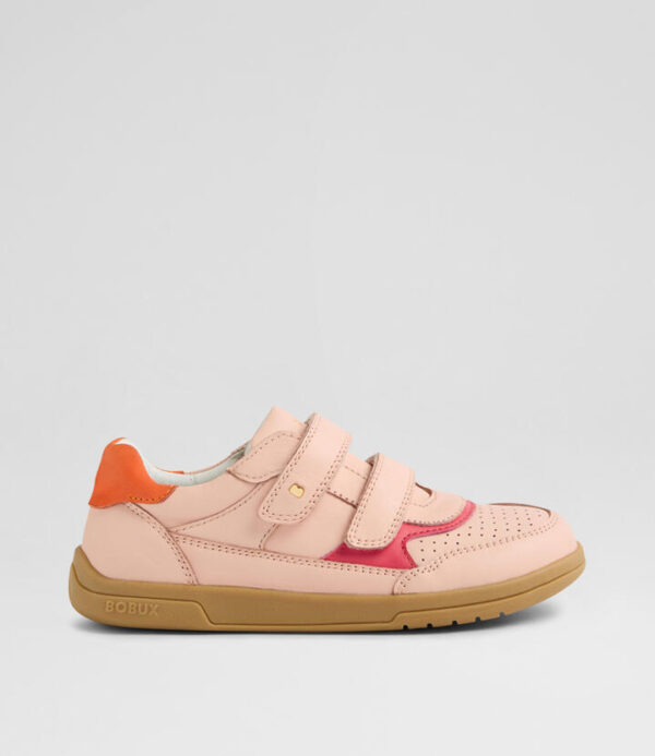 Kp Hunter Junior Cameo Rose Nasturtium Leather Flat Shoes