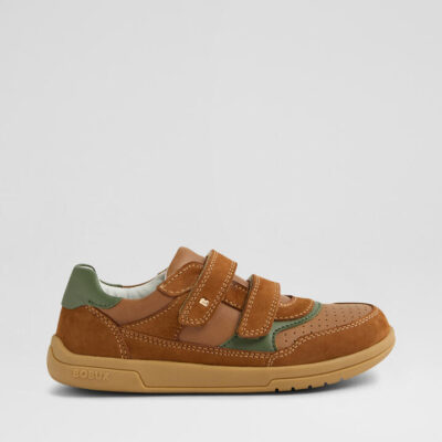 Kp Hunter Junior Caramel Bronze Green Leather Flat Shoes