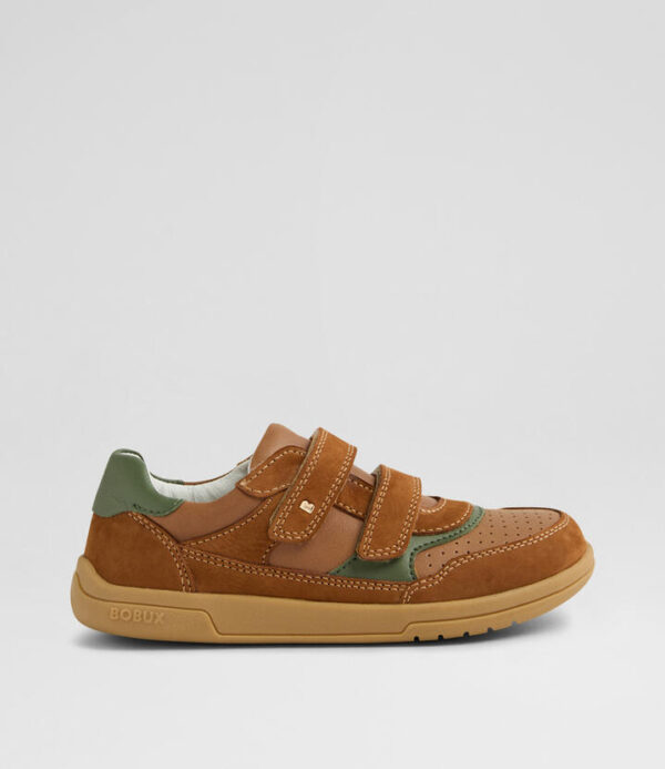 Kp Hunter Junior Caramel Bronze Green Leather Flat Shoes