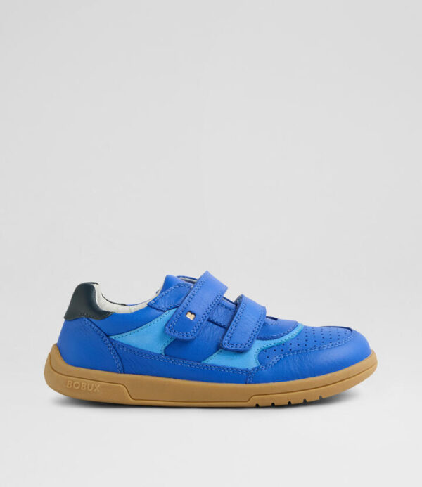 Kp Hunter Junior Dazzling Blue Azure Leather Flat Shoes