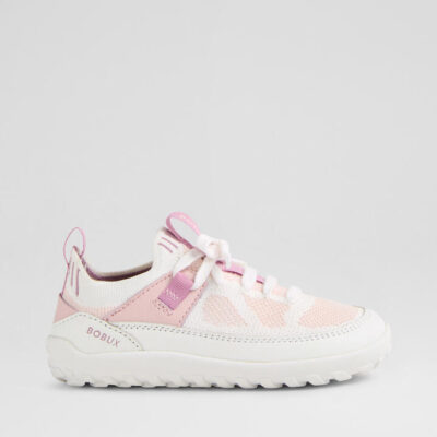 Iw Meta Toddler White Parfait Pink Leather Sneakers