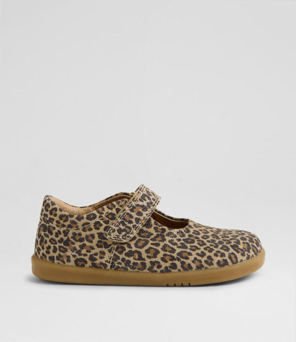Iw Mina Toddler Leopard Shimmer Leather Flat Shoes