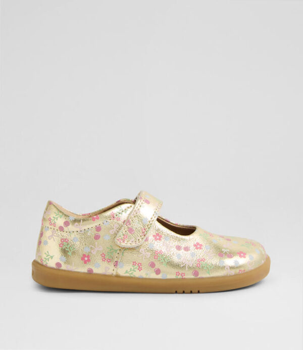 Iw Mina Toddler Gold Multi Leather Flat Shoes
