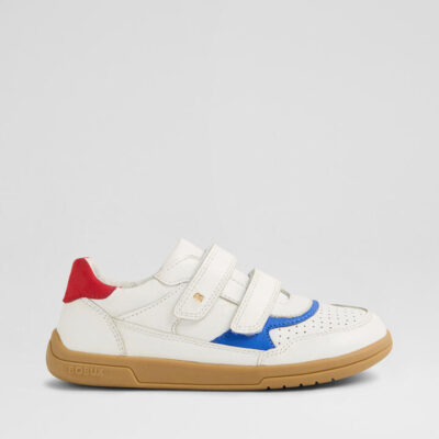 Kp Hunter Junior White Salsa Leather Flat Shoes