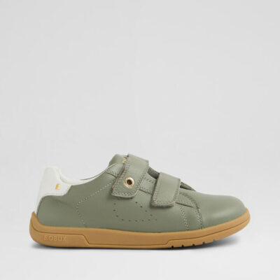 Kp Maverick Junior Vetiver Leather Flat Shoes