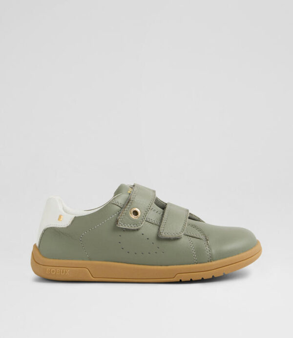 Kp Maverick Junior Vetiver Leather Flat Shoes