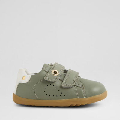Su Maverick Toddler Vetiver Leather Flat Shoes