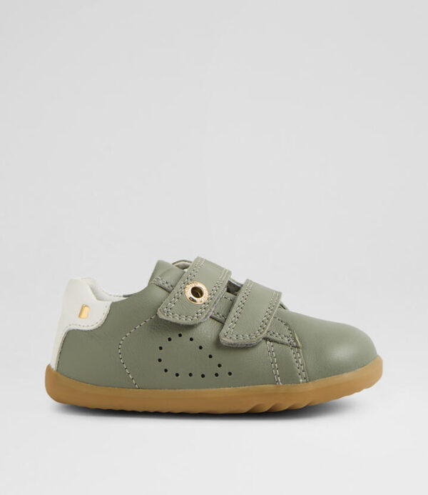 Su Maverick Toddler Vetiver Leather Flat Shoes