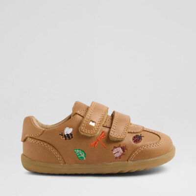 Su Buggie Infant Caramel Leather Sneakers