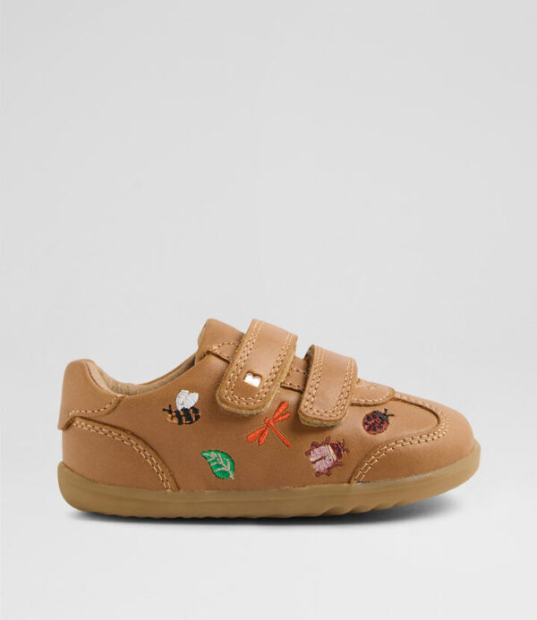 Su Buggie Infant Caramel Leather Sneakers