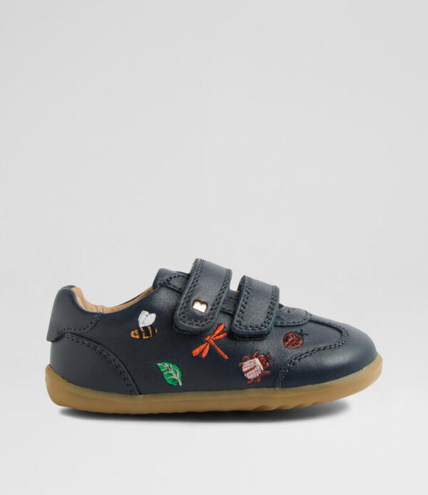 Su Buggie Infant Navy Leather Sneakers