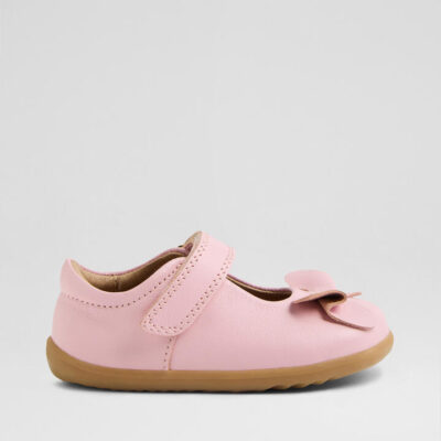 Su Bowyn Parfait Pink Leather Flat Shoes