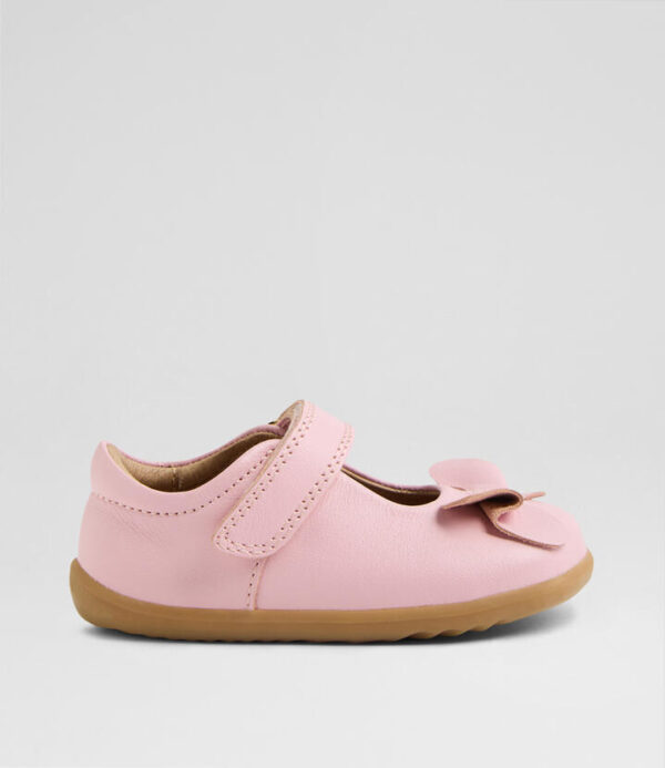 Su Bowyn Parfait Pink Leather Flat Shoes