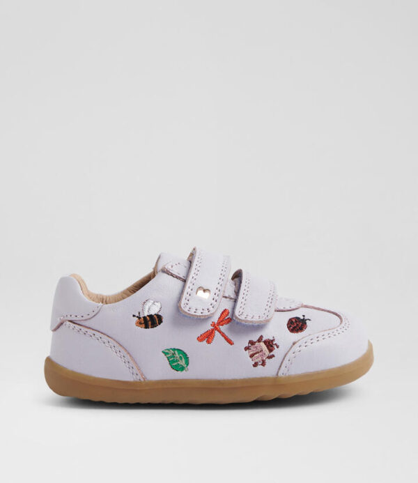 Su Buggie Toddler Thistle Leather Sneakers