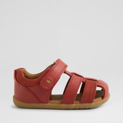 Su Roam Infant Red Ochre Leather Sandals