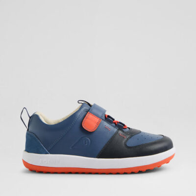 Kp Backspin Junior Blue Indigo Navy Leather Sneakers