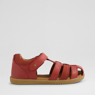 Kp Roam Junior Red Ochre Leather Flat Shoes