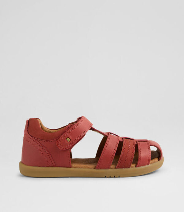 Kp Roam Junior Red Ochre Leather Flat Shoes