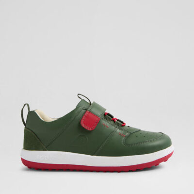 Kp Backspin Junior Bronze Green Leather Sneakers