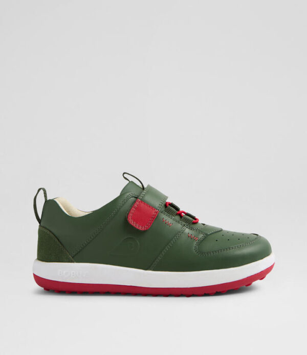 Kp Backspin Junior Bronze Green Leather Sneakers