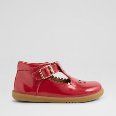 Iw Poppy Toddler Raspberry Patent Leather Flat Shoes
