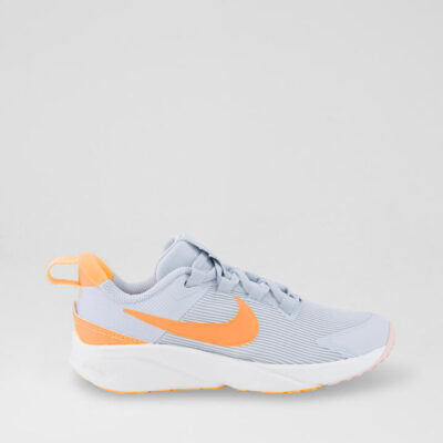 Star Runner 4 Junior Platinum Peach Pink Mesh Sneakers