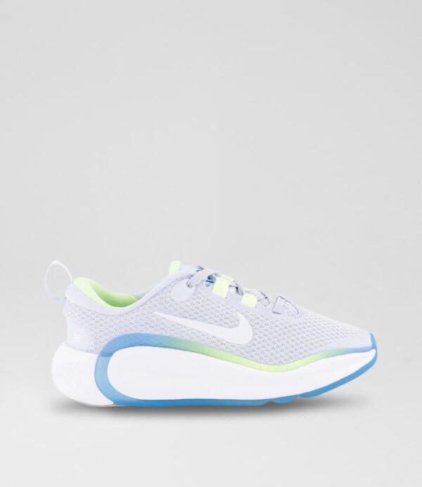 Kidfinity Youth Grey Blue Green Mesh Sneakers
