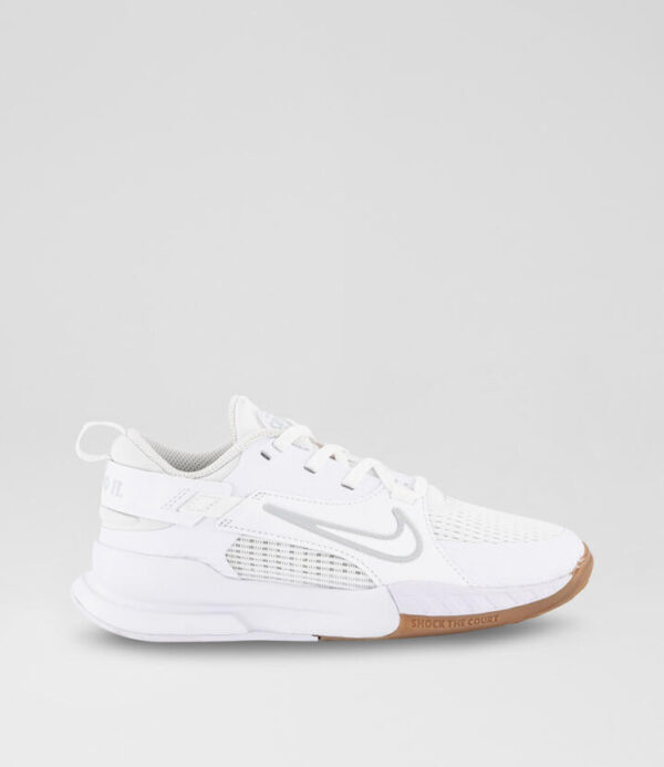 Crosscourt Youth White Gum Mesh Sneakers
