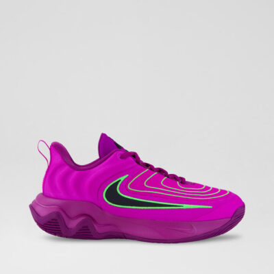Giannis Youth Pink Black Green Mesh Sneakers