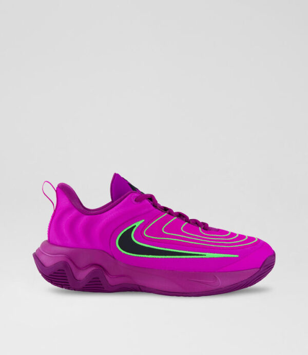 Giannis Youth Pink Black Green Mesh Sneakers