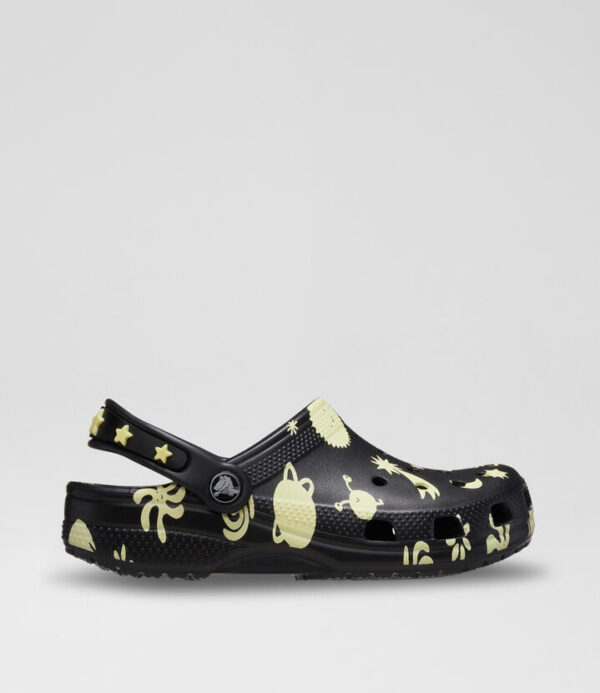 Glow In The Dark Toddler Black Space Eva Sandals