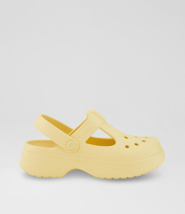 Mary Jane Junior Daylily Yellow Eva Sandals