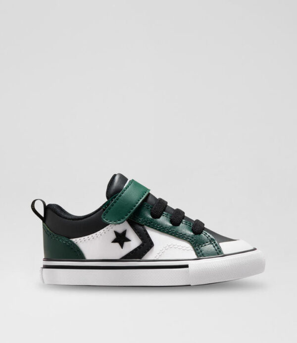 Pro Blaze Toddler Green Black White Leather Sneakers
