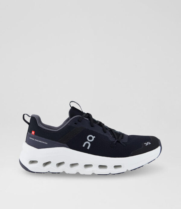 Cloudleap Youth Black White Mesh Sneakers
