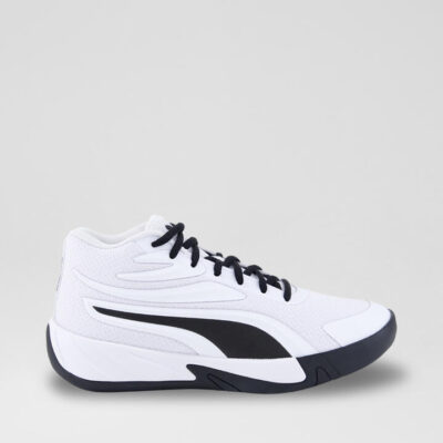 Court Pro Youth White Black Sneakers