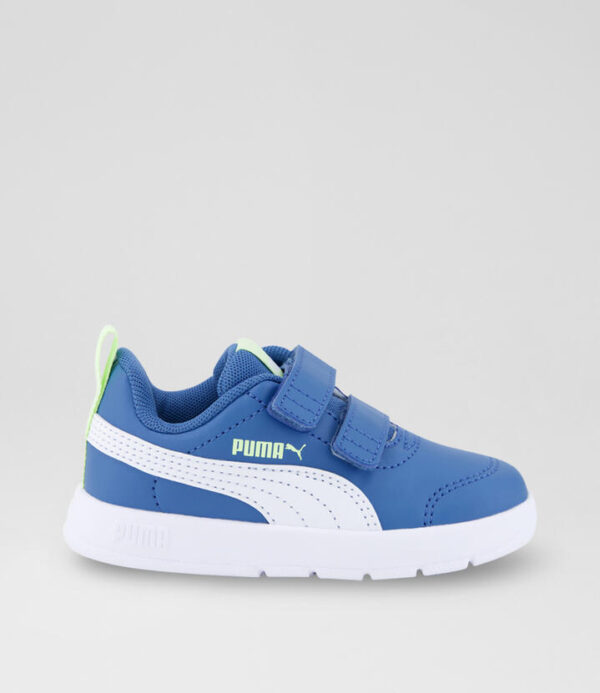 Courtflex Toddler Blue White Sneakers