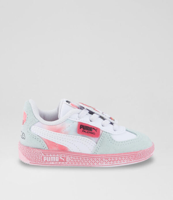 Palermo Toddler White Rose Sneakers