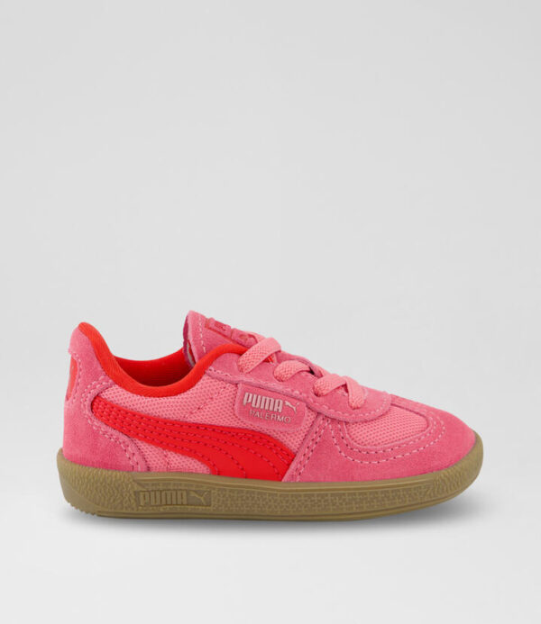Palermo Toddler Pink Red White Sneakers