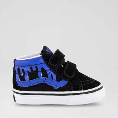 Sk8 Toddler Blue Black Canvas Sneakers