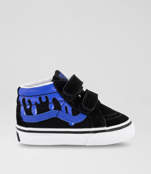 Sk8 Toddler Blue Black Canvas Sneakers