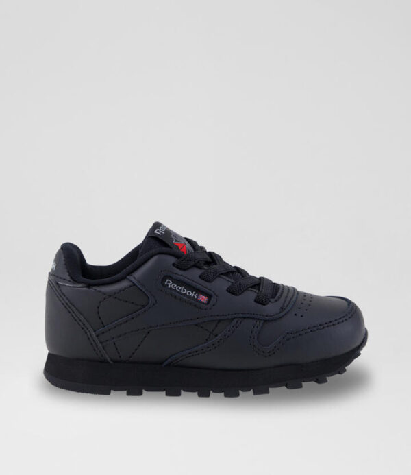 Cl Toddler Black Leather Sneakers
