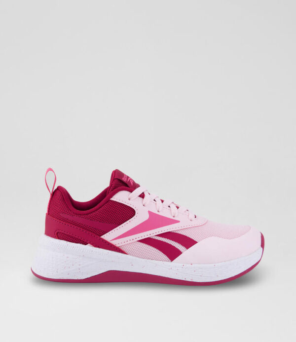Nano Play Junior Pink White Mesh Sneakers