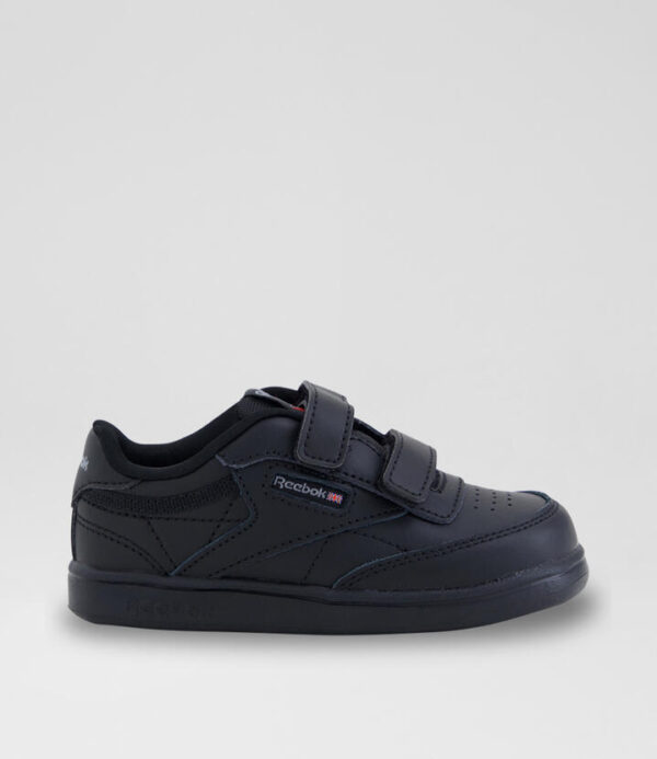 Club C 2 V 2 Toddler Black Leather Sneakers