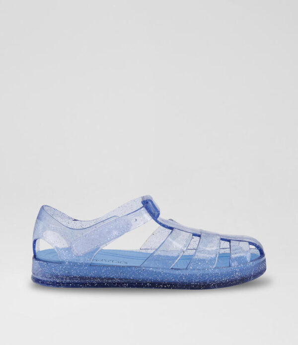 Clear Jelly Junior Blue Pvc Sandals