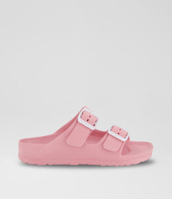 Double Buckle Junior Pink Eva Sandals